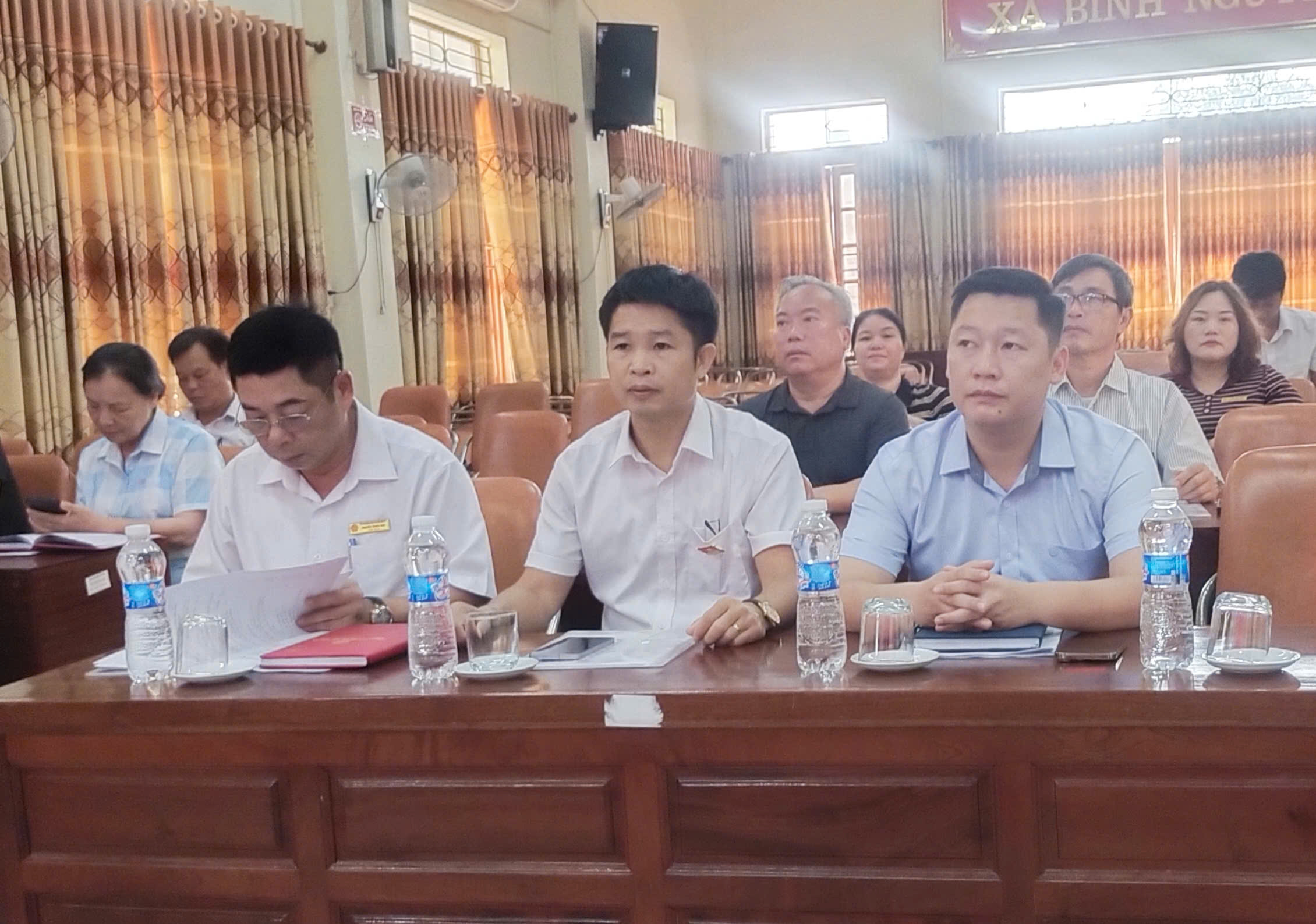 HĐND xã Bình Nguyên tổ chức kỳ họp giải quyết công việc phát sinh đột xuất
